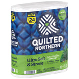 Quilted Northern Ultra Soft & Strong Toilet Paper 6 Rolls 328 sheet 207.73 sq ft