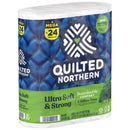 Quilted Northern Ultra Soft & Strong Toilet Paper 6 Rolls 328 sheet 207.73 sq ft