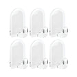 HOOK CLEAR PLASTIC 6PK
