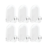HOOK CLEAR PLASTIC 6PK