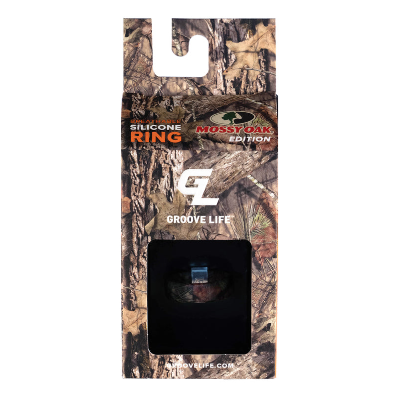 Groove Life Mossy Oak Unisex Original Camo Round Brown Ring Silicone Water Resistant Size 11