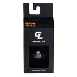 Groove Life Mens Original Nomad Burled Round Brown/Black Ring Silicone Water Resistant Size 11