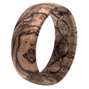 Groove Life Mens Original Nomad Burled Round Brown/Black Ring Silicone Water Resistant Size 12