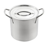 McSunley Stainless Steel Stock Pot 11 in. 16 qt Silver