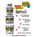 Flex Seal Family of Products Flex Paste Rubber Paste Rubber Paste 1 pk