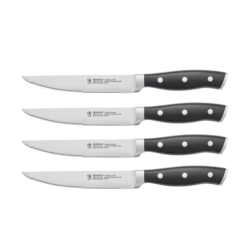 KNIFE SET STEAK 4PC BLK