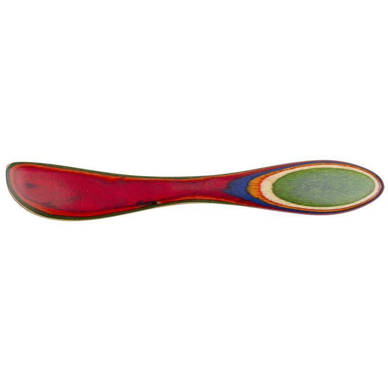 Totally Bamboo Baltique Multicolored Birch Wood Spreading Knife