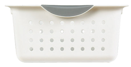 BASKET 13.8X10.8X5"WHITE