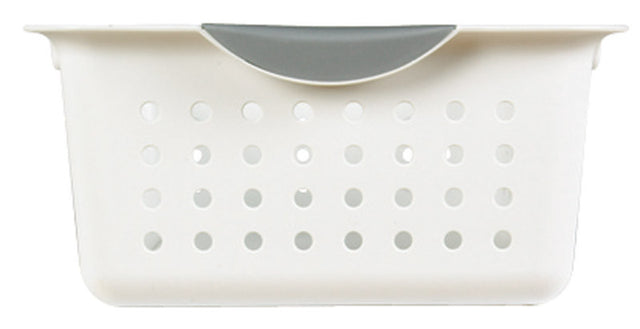 BASKET 13.8X10.8X5"WHITE