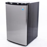 Avanti 4.4 cu ft Black/Silver Stainless Steel Compact Refrigerator 228 W