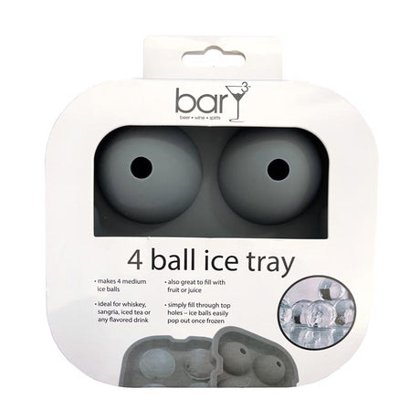BarY3 Gray Silicone Ice Tray