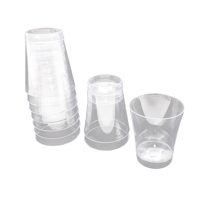 DSP SHOT GLS CLR 10PK