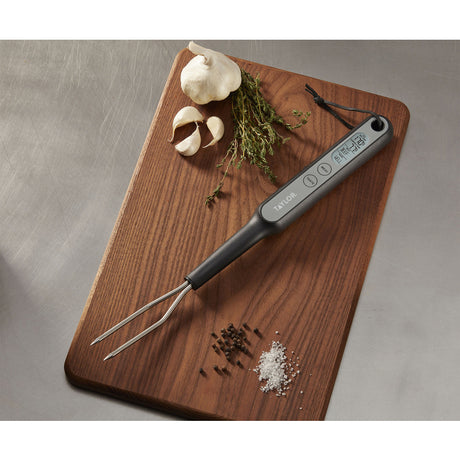 Taylor Black/Silver Plastic/Stainless Steel Digital Fork Thermometer