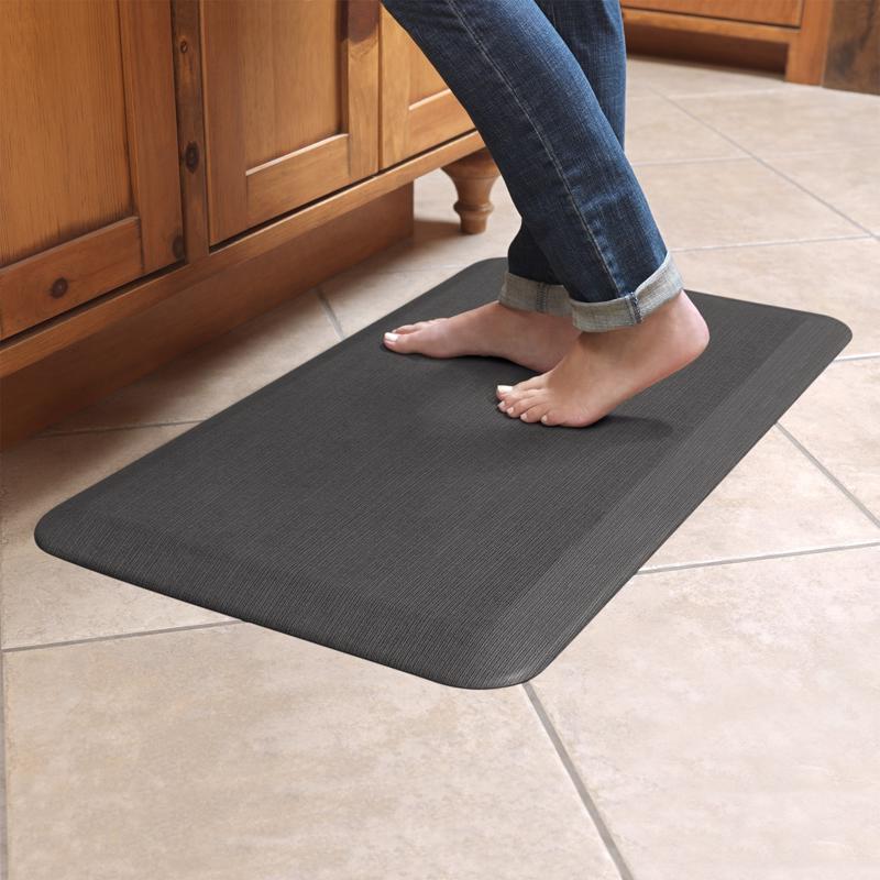 Gel Pro 20 in. W X 30 in. L Charcoal Polyurethane Foam Anti Fatigue Mat