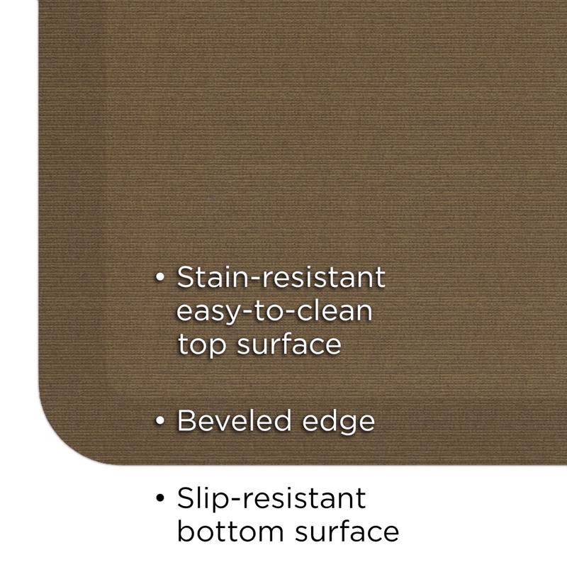 Gel Pro 20 in. W X 30 in. L Khaki Polyurethane Foam Anti Fatigue Mat