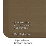 Gel Pro 20 in. W X 30 in. L Khaki Polyurethane Foam Anti Fatigue Mat