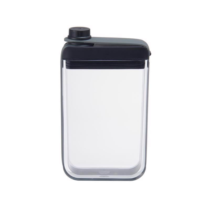 Houdini 7.25 oz Black/Clear Plastic/Silicone Flask