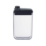 Houdini 7.25 oz Black/Clear Plastic/Silicone Flask