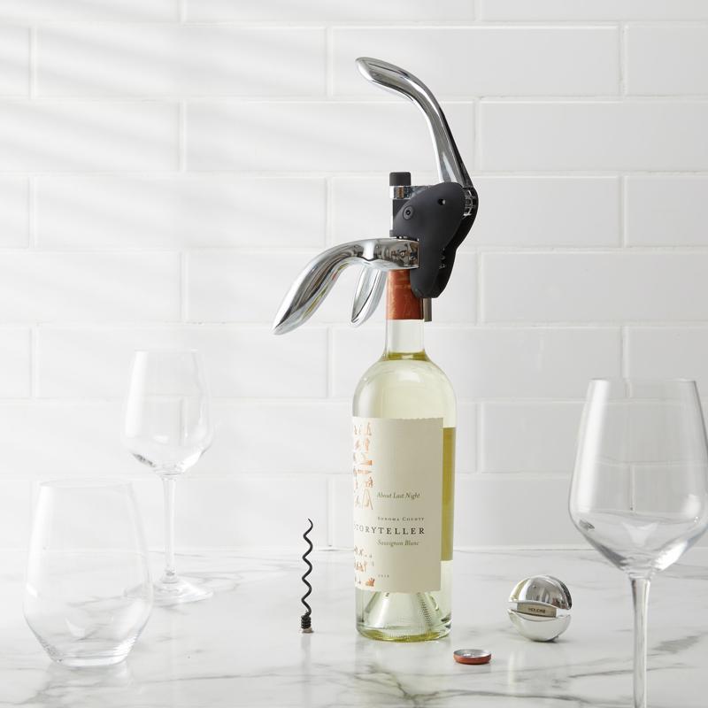 Houdini Deluxe Silver Stainless Steel Corkscrew