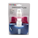 Kolorae 16 oz Blue/Red Polyethylene Flask