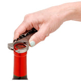 BarY3 Black/Silver Stainless Steel Waiter's Corkscrew