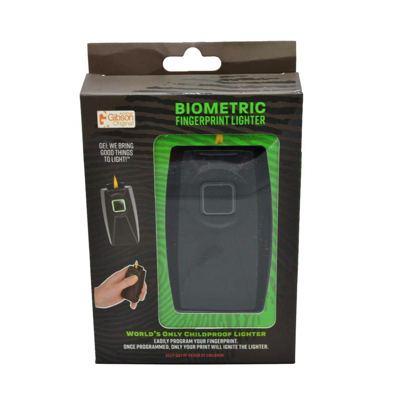 GEI Black Biometric Fingerprint Pocket Lighter 1 pk