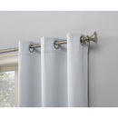Sun Zero Norwich White Blackout Curtains 80 in. W X 63 in. L