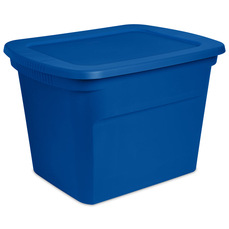 STORAGE TOTE BLU 18GAL