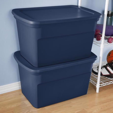 STORAGE TOTE BLU 30GAL