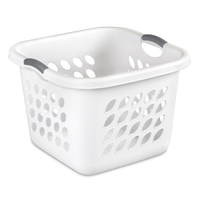 LAUNDRY BASKET WHT