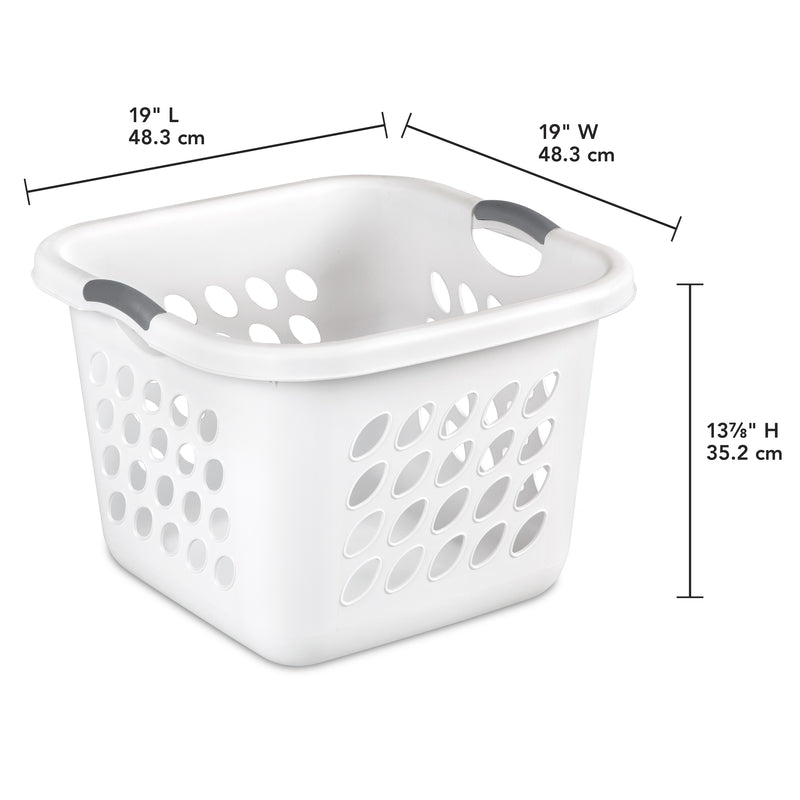 Sterilite White Plastic Laundry Basket