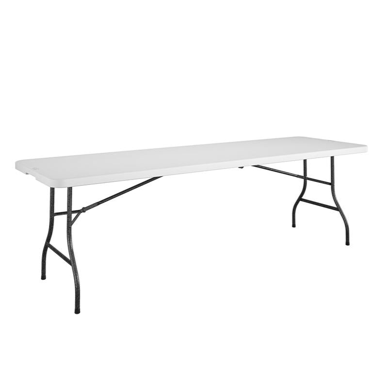 TABLE CNTRFOLD 8FT PLST