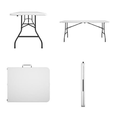 Cosco Casual 29.69 in. W X 72 in. L Rectangular Folding Buffet Table