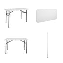 Cosco Casual 24.05 in. W X 48 in. L Rectangular Folding Table