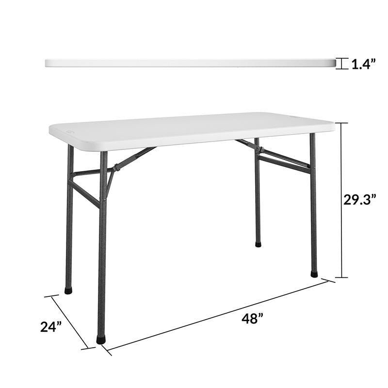 Cosco Casual 24.05 in. W X 48 in. L Rectangular Folding Table