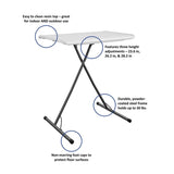 Cosco 18.03 in. W X 31.26 in. L Rectangular Adjustable Height Table