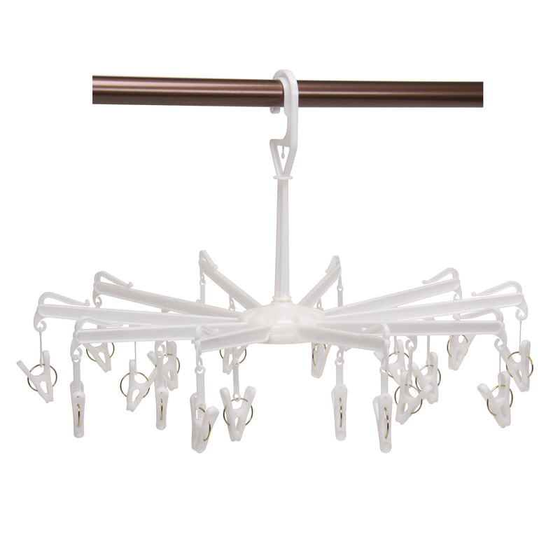 Household Essentials 12 in. H X 18.5 in. W X 0 in. D PVC Carousel Clothes Drying Rack