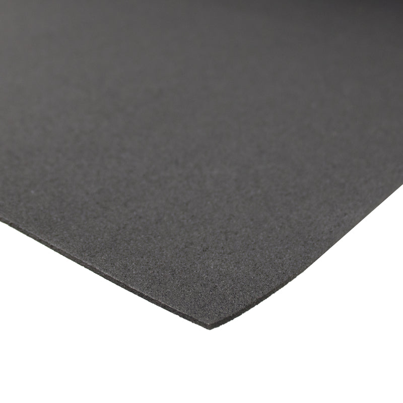 Multy Home 27 in. W X 50 ft. L Black Rubber Runner Mat