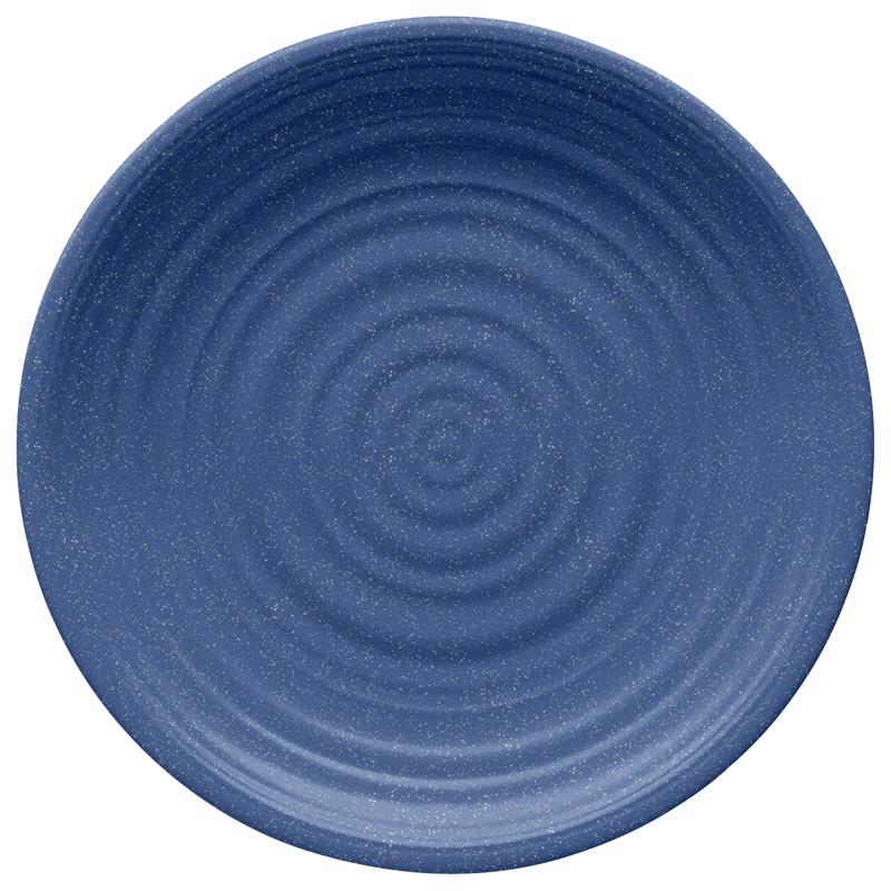 DINNER PLATE BLUE 10.5"D