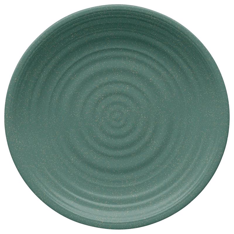 DINNER PLATE TEAL 10.5"D