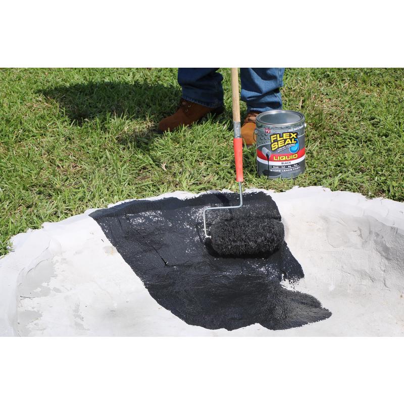 Flex Seal Family of Products Flex Seal MAX Black Liquid Rubber Sealant Coating 2.5 gal