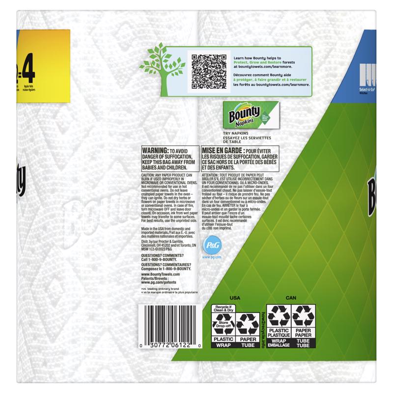 Bounty Select-A-Size Paper Towels 98 sheet 2 ply 2 pk