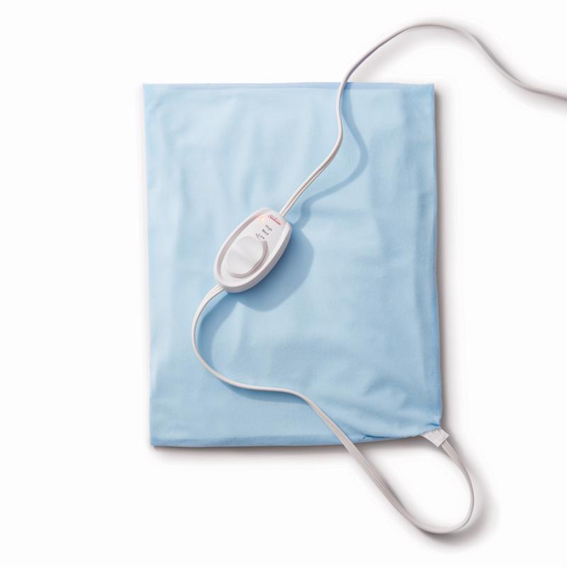 Sunbeam Heating Pad 3 settings Light Blue 12 in. W X 15 in. L