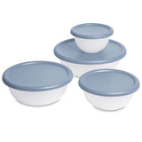 BOWL SET 8PC W/COVERS