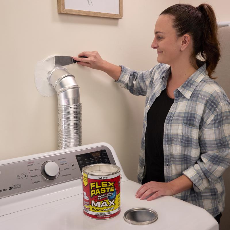 Flex Seal Family of Products Flex Paste MAX White Rubber Coating 12 lb