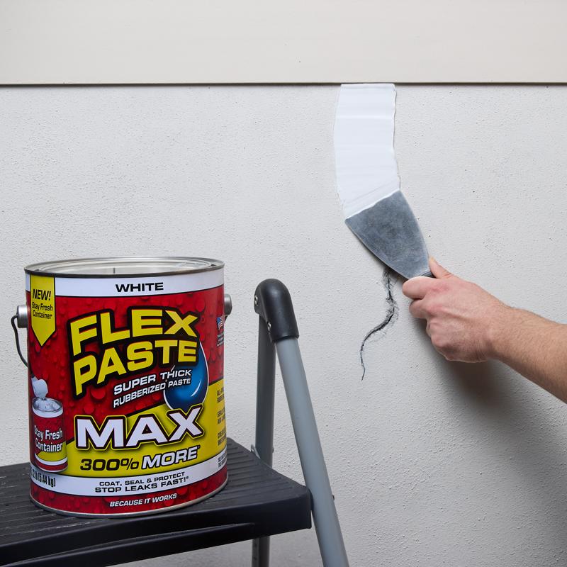 Flex Seal Family of Products Flex Paste MAX White Rubber Coating 12 lb