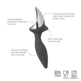 Tovolo Charcoal Zinc Alloy Tilt Up Ice Cream Scoop
