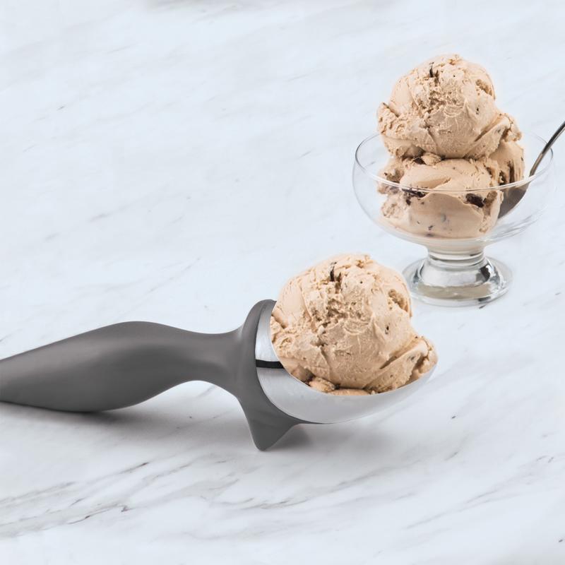 Tovolo Charcoal Zinc Alloy Tilt Up Ice Cream Scoop
