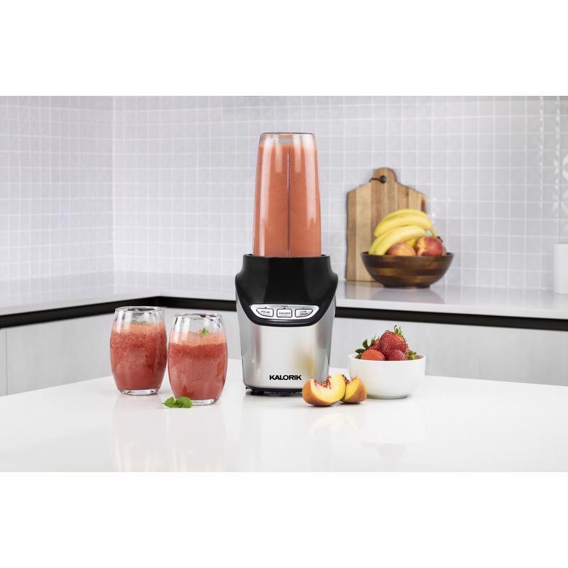 Kalorik Black/Silver Plastic Nutrition Blender Set 3 speed