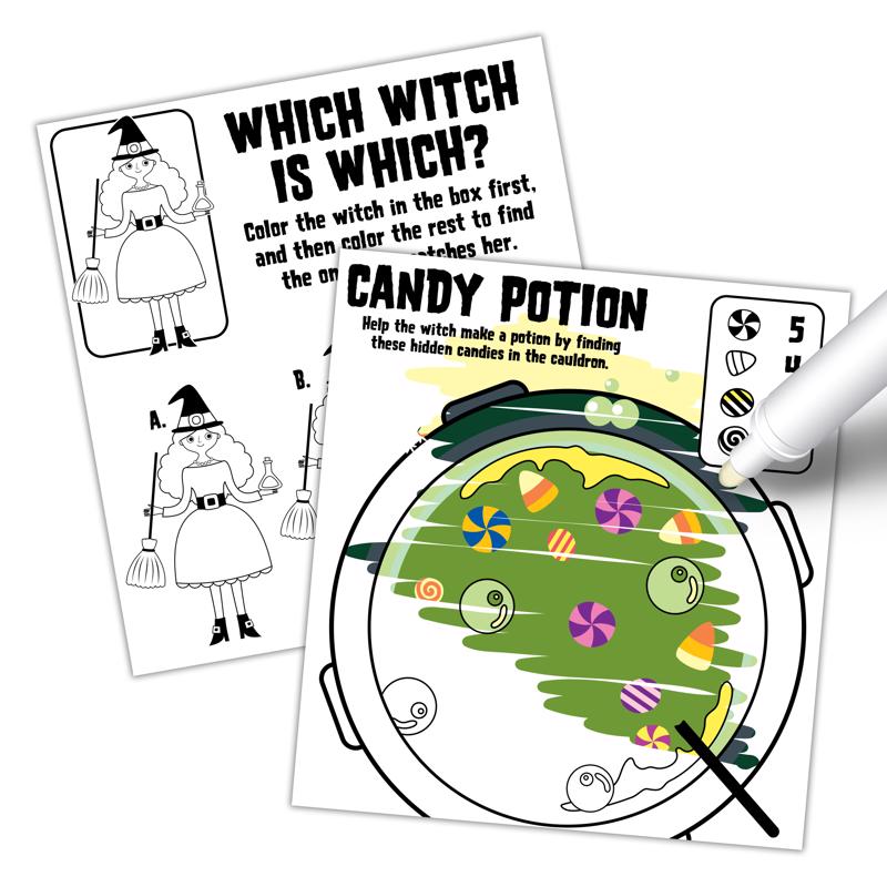 Bendon Halloween Witch Magic Ink Pictures